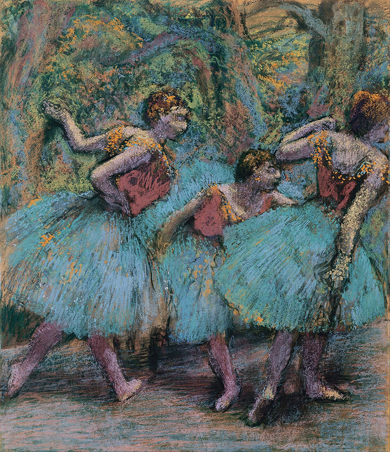 How to Paint Three Dancers by Edgar Degas