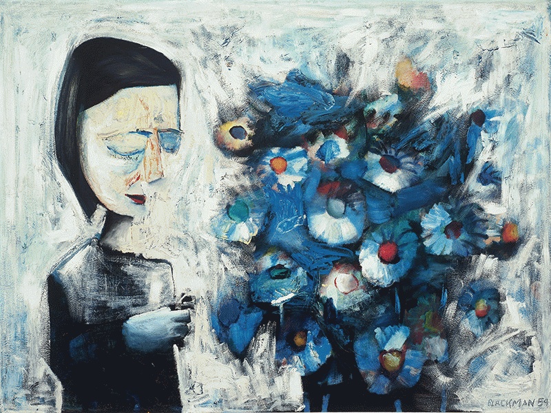 How to Paint Woman and Flowers by Charles Blackman
