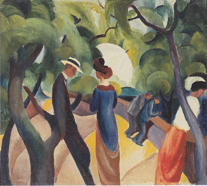 How to Paint Promenade by August Macke