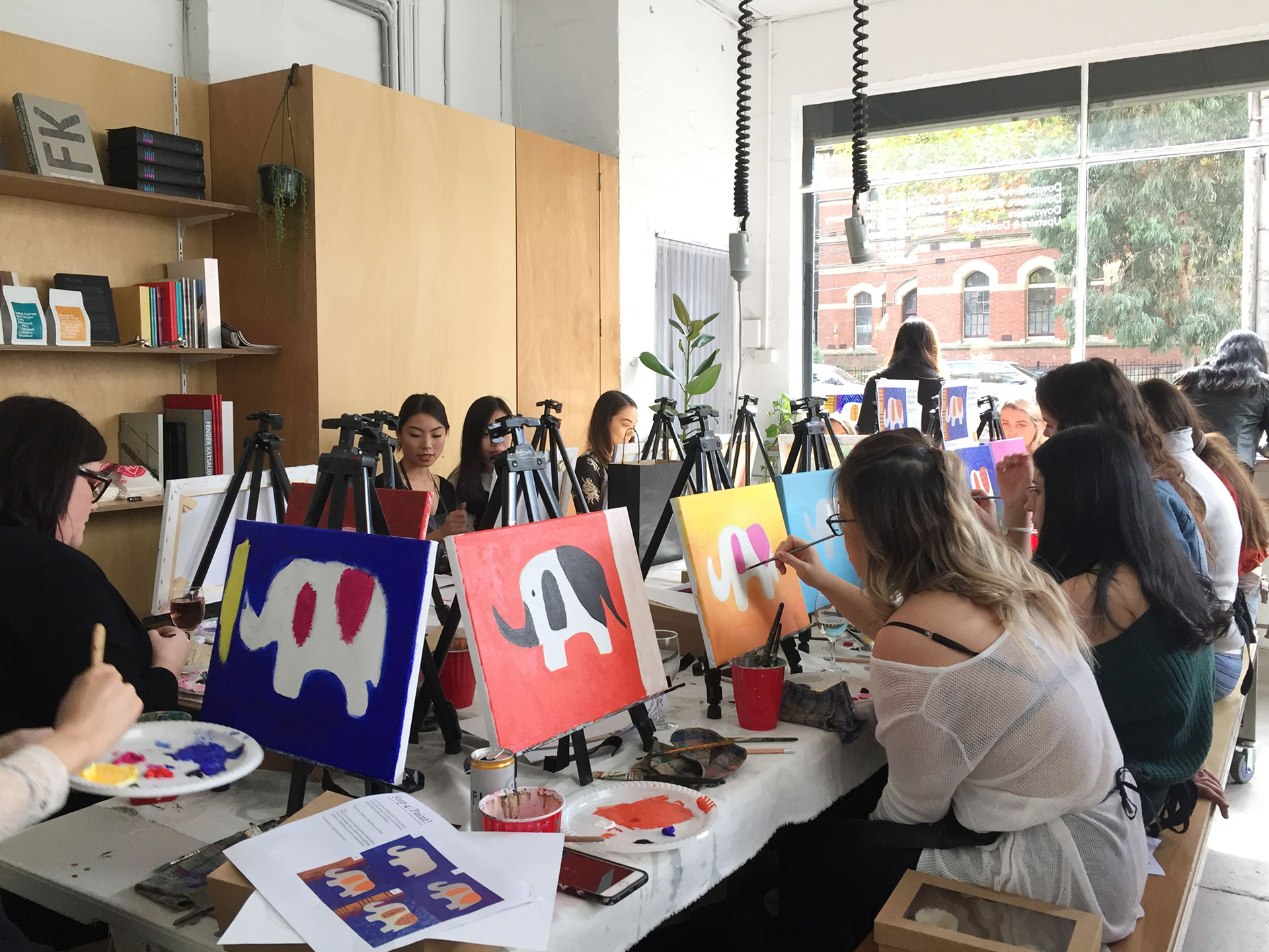 Paint and Sip for a Cause with Human and Hope Association