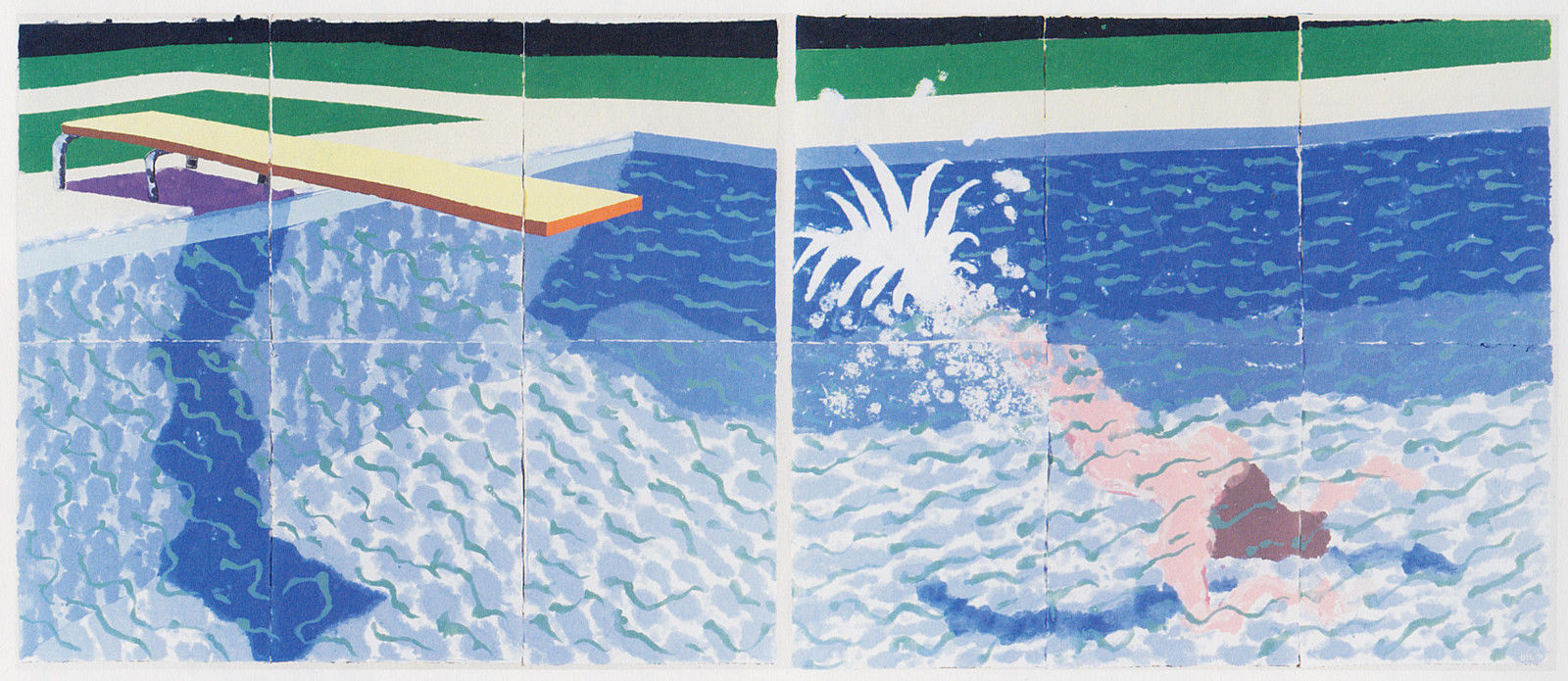 How to Paint A Diver (Paper Pool 18) by David Hockney